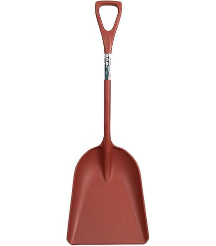 Amazon.com : Scoop Grain/Snow Poly Hdl 38in : Shovels : Patio
